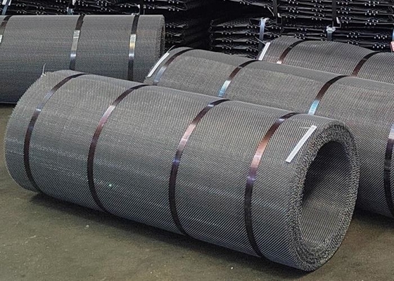 1300-1800 Mpa Fine Screen Steel Wire Cloth 65mn High Tensile Rolls For Quarry Industry