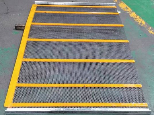 SAE 1065 1070 Zig Zag -Selbstreinigungs-Schirme für die Verarbeitung von Gesteinsaggregaten