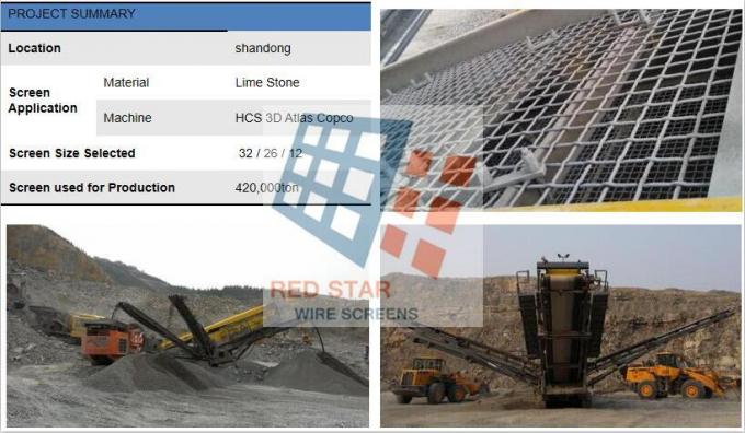 Vibrierender Schirm Mesh For Quarry And Aggregate ASTM 4