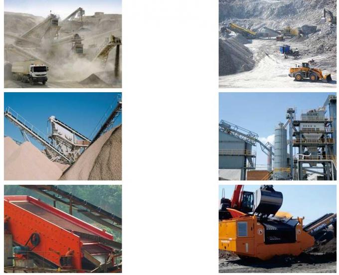 Starker flexibler gesponnener Stahl-Draht Mesh For Quarry Mining And, der Industrien aufbereitet 6